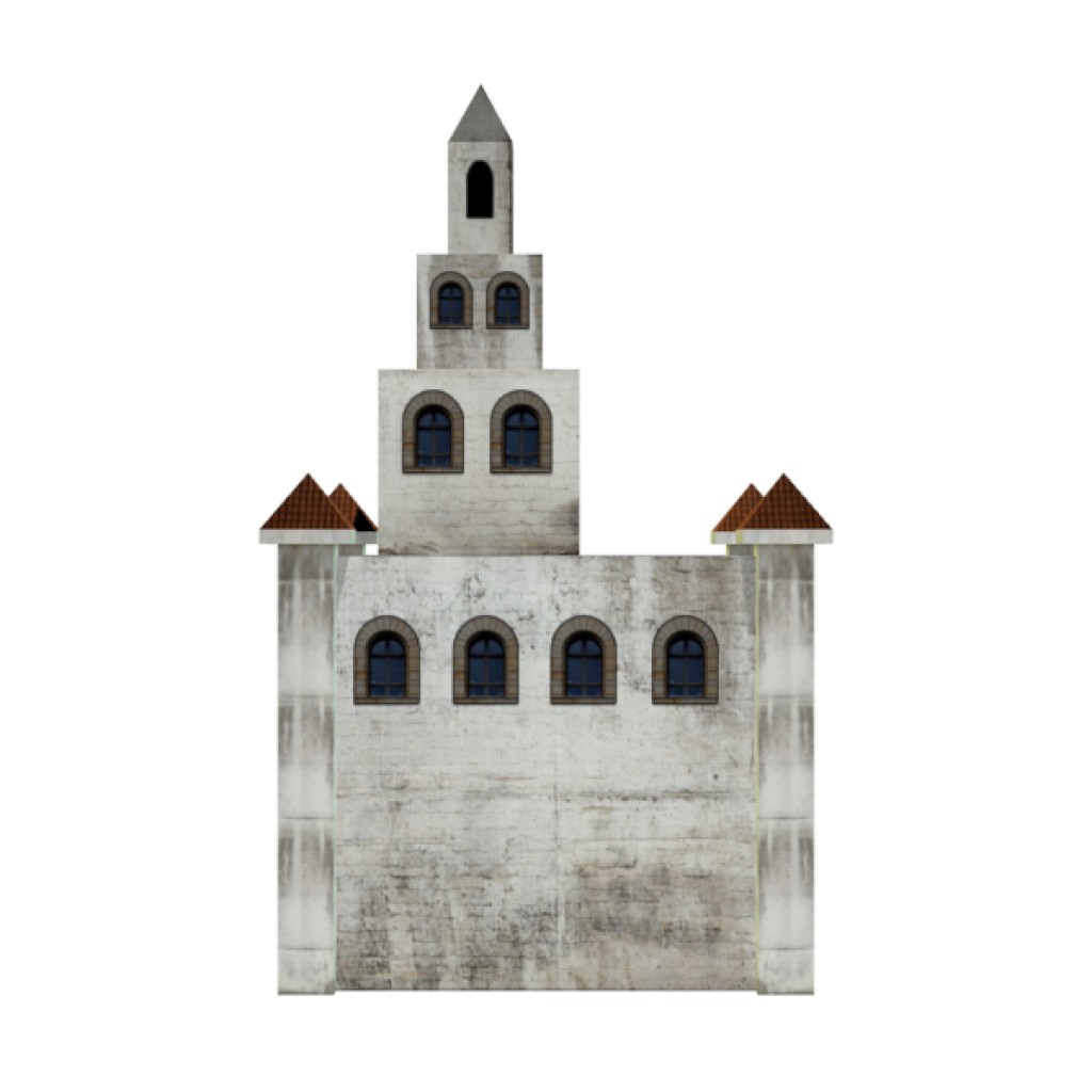 Low Poly Castle preview image 2